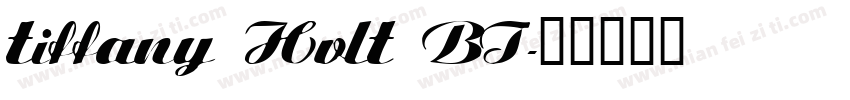 tiffany Hvlt BT字体转换